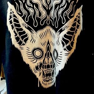 BLACK CRAFT hoodie cat black